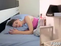 18, カップル, Hd, オマンコ, 叫ぶ, フェラする, ティーン, 締まりの良い
