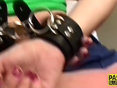 Bondage discipline sadomasochisme, Man die toekijkt, Fetisj, Hd, Straf, Slet, Billekoek, Vastgebonden