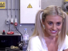 Busty Blonde Alice Wild Dominated Roughly
