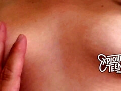 Grote lul, Blond, Pijpbeurt, Hd, Klein, Gezichtspunt, Mager, Tiener