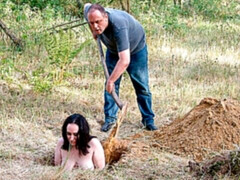 Leie, Wohlbeleibte schöne frauen, Fesselspiele, Braunhaarige, Pummelig, Hardcore, Im freien, Kurzes haar