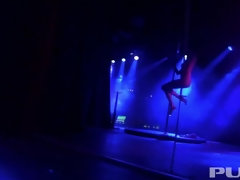 舞台裏, デカパイ, ヒール, 下着, 自然山雀, いじめ