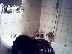 Amateur, Morena, Ducha, Adolescente, Voyeur