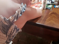 指いじり, 露出狂, 自家製, 淫乱熟女, パンティ, 現実, ラフ, オッパイの