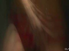 Rubia, Lencería, Masturbación, Solo