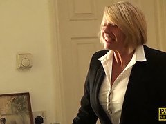 緊縛, ボンデージ, イギリス人, 服従, 陵辱, 熟年, おもちゃ, バイブレーター