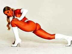 アナル, 舐める尻, フェラチオ, ブーツ, バック, 手コキする, ラティーナ, 淫乱熟女