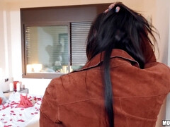 素人, アスtoマウス, ベッドルーム, ブロンド, チン, 目瞪口呆, なめる, 自然山雀