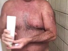 素人, デカチン, ゲイ, オナニー, シャワー
