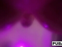 お尻, デカパイ, ハードコア, オーガズム, オマンコ, シャワー, 一人, タトゥー