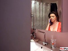 デカパイ, フェラチオ, 茶髪の, エロ熟女, 熟年, 淫乱熟女, 母, 義母