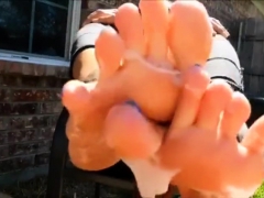 素人, フェティッシュ, 足フェチ, アウトドア, ハメ撮り