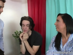 Grosser arsch, Grosse titten, Gehörnter ehemann, Schwanz, Arzt, Handjob, Hardcore, Titten