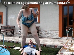 Grosse titten, Pummelig, Tschechisch, Gesichtssitzen, Fett, Weibliche domination, Fetisch, Hd