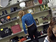 Spex pawnee fucks pawnbroker after cocksuck