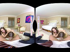 Grosse titten, Braunhaarige, Sperma im mund, Spermaladung, Frau frau mann, Hardcore, Hd, Lesbisch