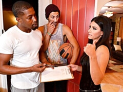 Negro, Mamada, Doble penetracion, Sexo duro, Interracial, Hombre hombre mujer, Adolescente, Trio