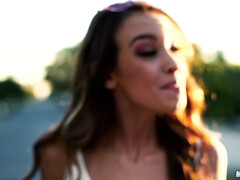 Enthousiasteling, Amerikaans, Kont, Lul, Vriendin, Latijnse vrouw, Buiten, Tieten likken