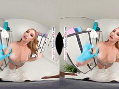 Grote mammen, Blond, Pijpbeurt, Sportzaal, Handbeurt, Hd, Lesbisch, Gezichtspunt