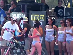 Wet T-Shirt contest at bike show