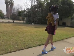 美人, 茶髪の, 顔面騎乗, 顔射, 小柄, オマンコ, ティーン, 濡れ