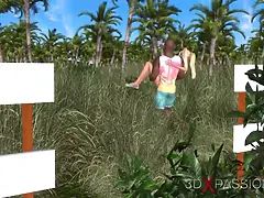 3d, アナル, デカチン, ブロンド, Hd, 巨大, 怪物, ティーン