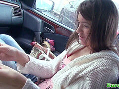 Leie, Auto, Flashen, Öffentlich, Muschi, Realität, Spion, Hure