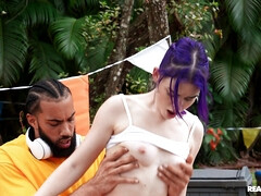 Spiraling Spirit is squirting on big black dick