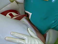 イギリス人, ヨーロピアン, 指いじり, 彼女, ゴム, レズビアン, なめる, 淫乱熟女