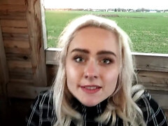 18 летние, Блондинки, Минет, В машине, Сперма на лице, На природе, От первого лица, Молоденькие