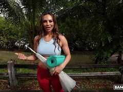 茶髪の, 淫乱熟女, 母, アウトドア, ソフトコア