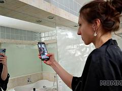 Grosser schwanz, Betrug, Geile alte tussi, Europäisch, Hardcore, Reif, Milf, Dusche
