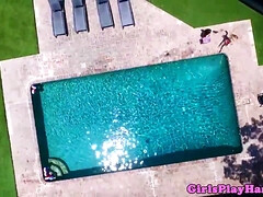 Alexa Grace & her gorgeous lesbian friend trib it out in a sapphic oralsex