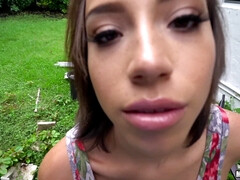 Tussi, Blasen, Hardcore, Im freien, Pov, Öffentlich, Muschi, Jungendliche (18+)