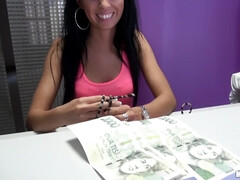 Amateur, Checa, Europeo, Dinero, Al aire libre, Pov, Realidad, Flaco