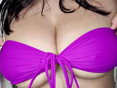 Любители, Большой член, Бикини, Минет, Семяизвержение, Ласковые ручки, Развязные, Сиськи