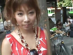 Sucer une bite, Japonaise, De plein air, Public