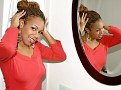 素人, デカ尻, デカパイ, 茶髪の, 黒人, 指いじり, 自然山雀, ショートヘア