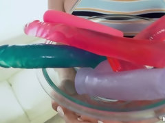 素人, アナル, お尻, ディルド, ハメ撮り, オマンコ, ショートヘア, おもちゃ