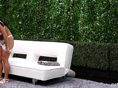 Grosser arsch, Blasen, Braunhaarige, Fett, Frau, Behaart, Hd, Orgasmus