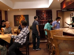 アメリカ人, フェラチオ, ぶっかけ, イく瞬間, 黒人, 顔射, 異人種間, ヤリマンの