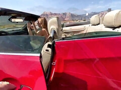 デカパイ, ブロンド, 巨乳な, 車, ハードコア, 自然山雀, アウトドア, オッパイの