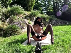 ディルド, ドイツ人, ハードコア, ヒール, ナイロン, オーガズム, 一人, おもらし