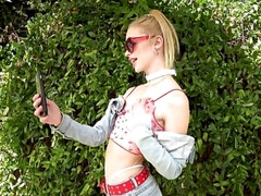 18 jahre, Blondine, Süss, Fingern, Hardcore, Hd, Zierlich, Titten