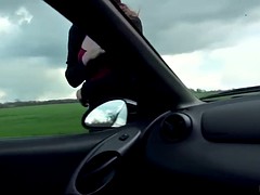 素人, フェラチオ, 車