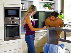 Iskra's Threesome Kitchen Fantasy Unleashes Steamy Passion