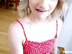 Grosser schwanz, Blondine, Hd, Pov