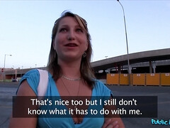 Leie, Blasen, Betrug, Mutti, Geld, Im freien, Pov, Öffentlich