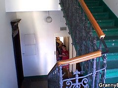 デカパイ, フェラチオ, チェコ, お婆さん, 熟年, 馬乗り, 叫ぶ