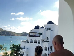 Любители, Пляж, Большие сиськи, Блондинки, Парочка, От первого лица, На публике, Тощие